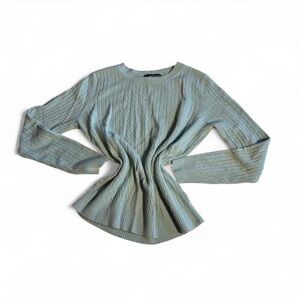 cable knit fisherman sweater